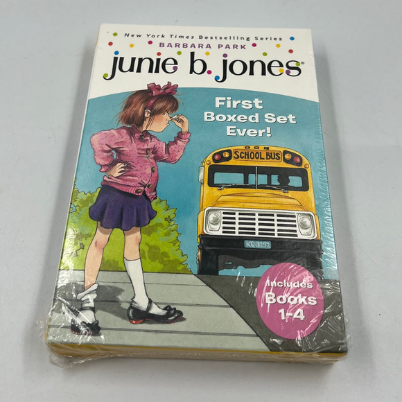 Junie B Jones Books 1-4 NEW Sealed Paperback 2001 First Boxed Set - Picture 3 of 8